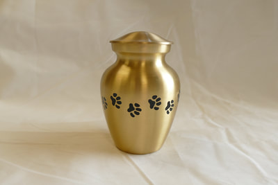 Classic Paw Brass urn